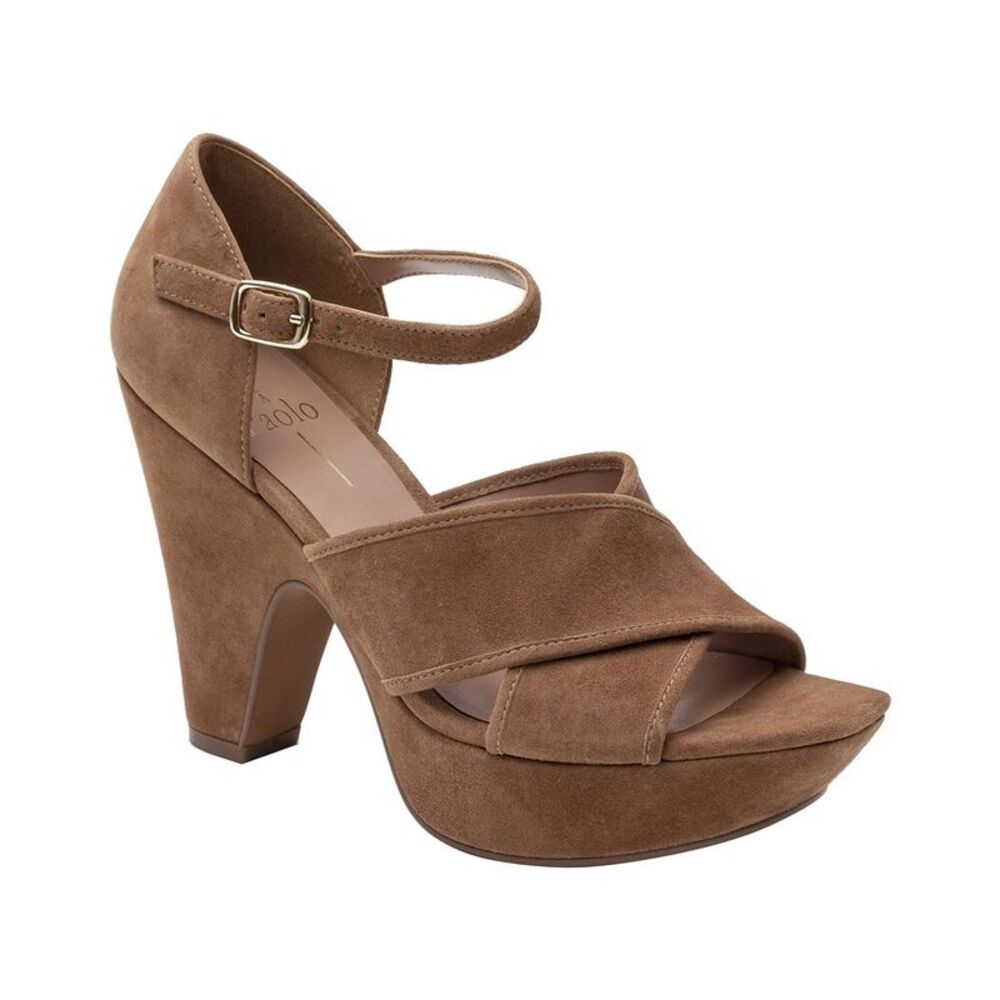 Linea Paolo Imogene Suede Sandal, Brown